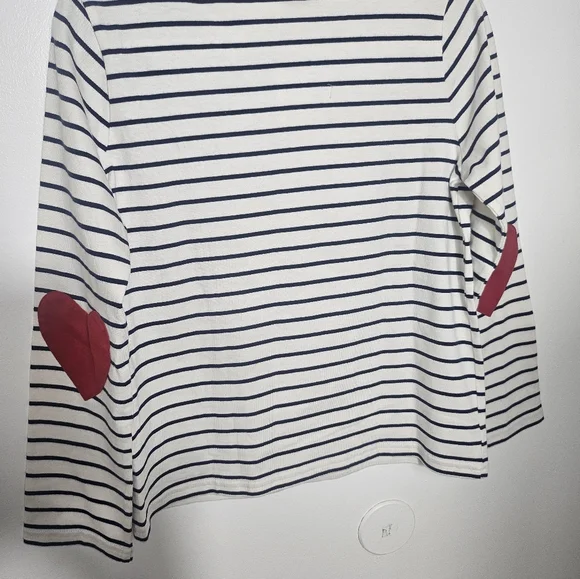 J.CREW Striped Long Sleeve Top 100% Size S NWT - Picture 6 of 7